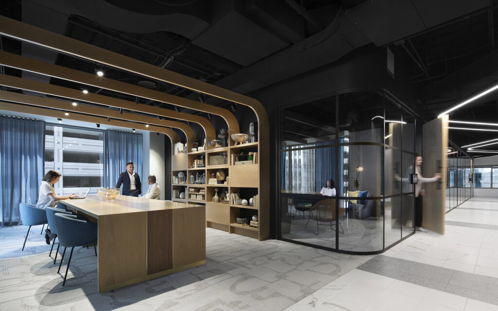 office space with corner office for lease